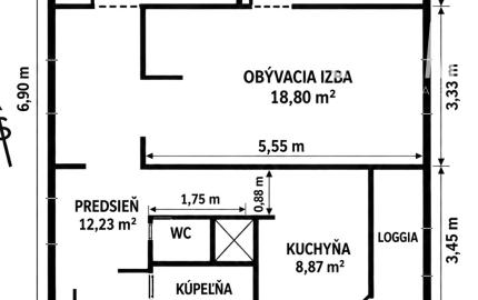 PRÍJEMNÝ 3 izbový byt, TOP lokalita na začiatku Petržalky , Mlynarovičova ul., 76,20 m2