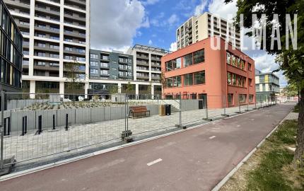 DOWNTOWN YARDS, tichý 2i byt s exteriérom, orientovaný do VNÚTROBLOKU v nízko podlažnom objekte D, NOVOSTAVBA,  58,91 m2