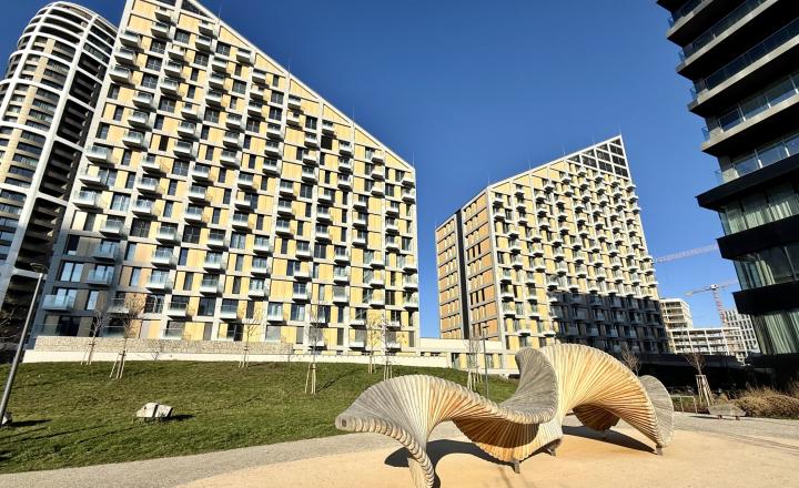 Jedinečný 2i byt s terasou a vlastnou ZÁHRADOU v centre DOWNTOWNU, METROPOLIS, Bottova ul., 110,24 m2 - fotografia 15