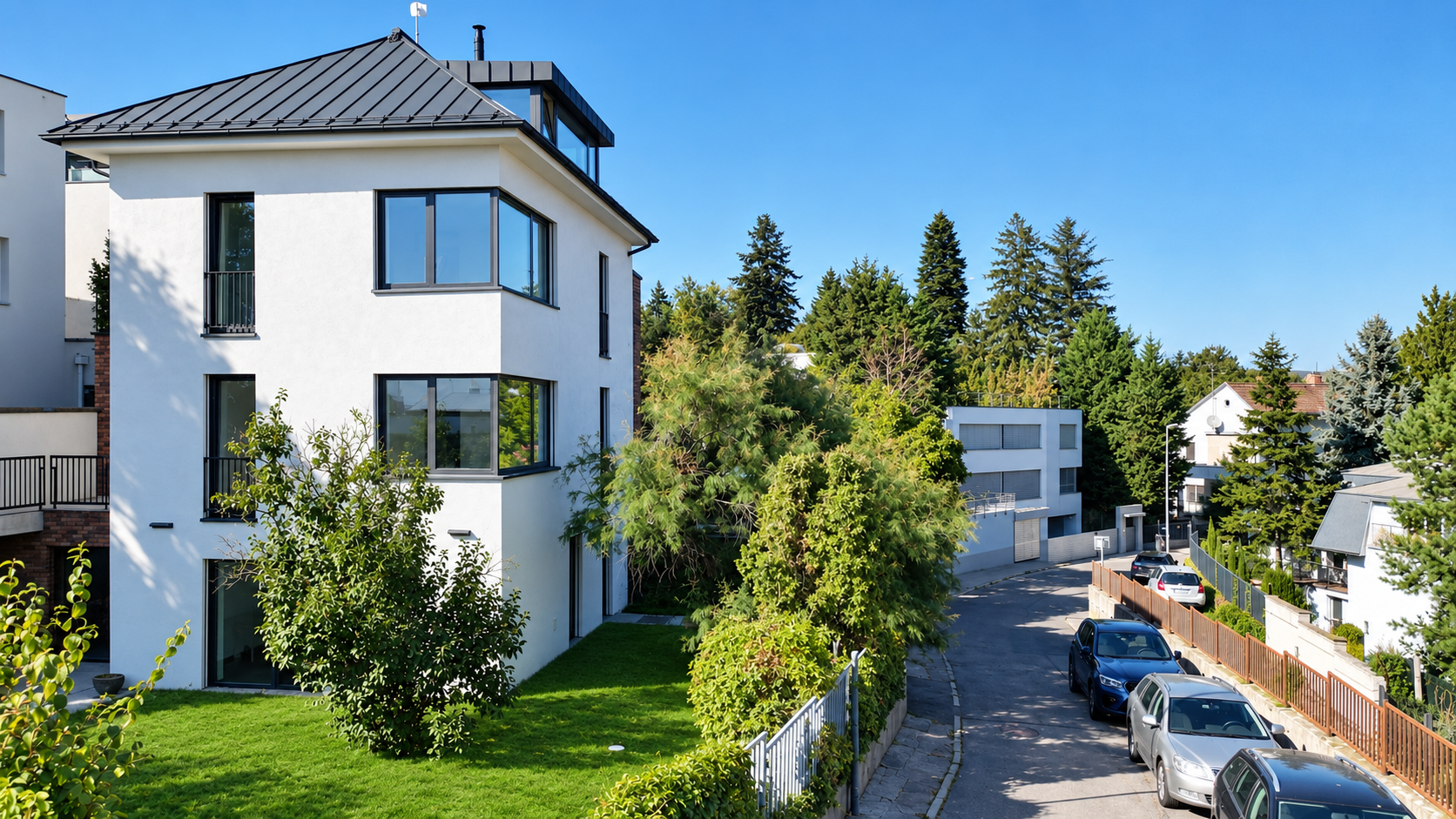Novostavba 5 izbovej rodinnej vily s výhľadom na hrad a Dunaj